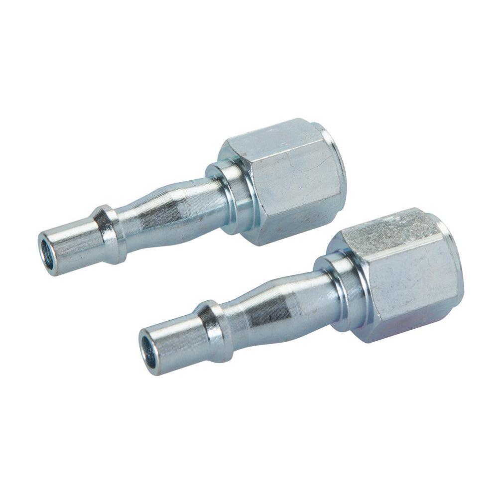 Silverline - Luchtslang bajonet koppeling, vrouwelijke draad, 2 pk.n1/4" BSP