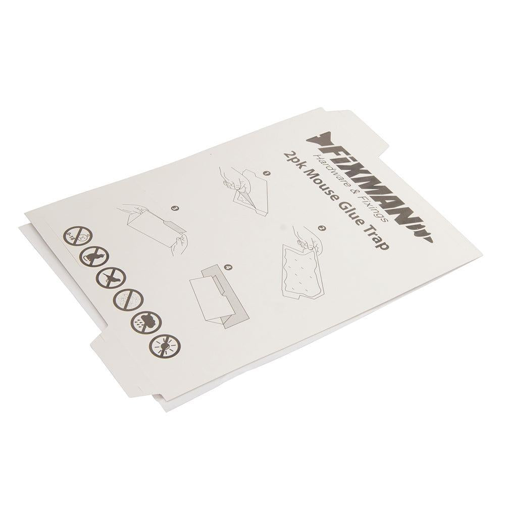Fixman - Lijm muizenval, 2 pk.