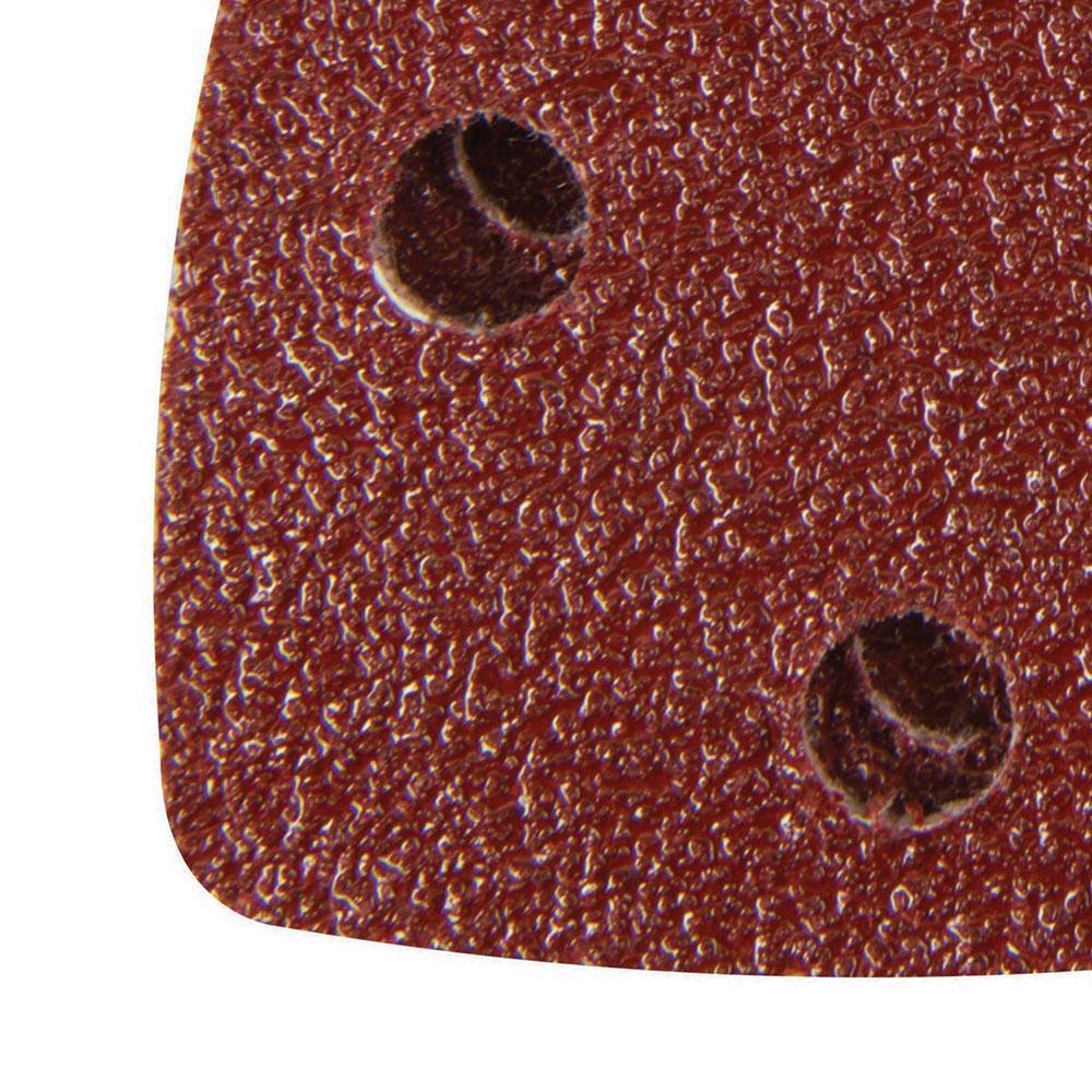 Silverline - 90 mm driehoekige klittenband schuurvellen, 10 pk. 60 korrelmaat