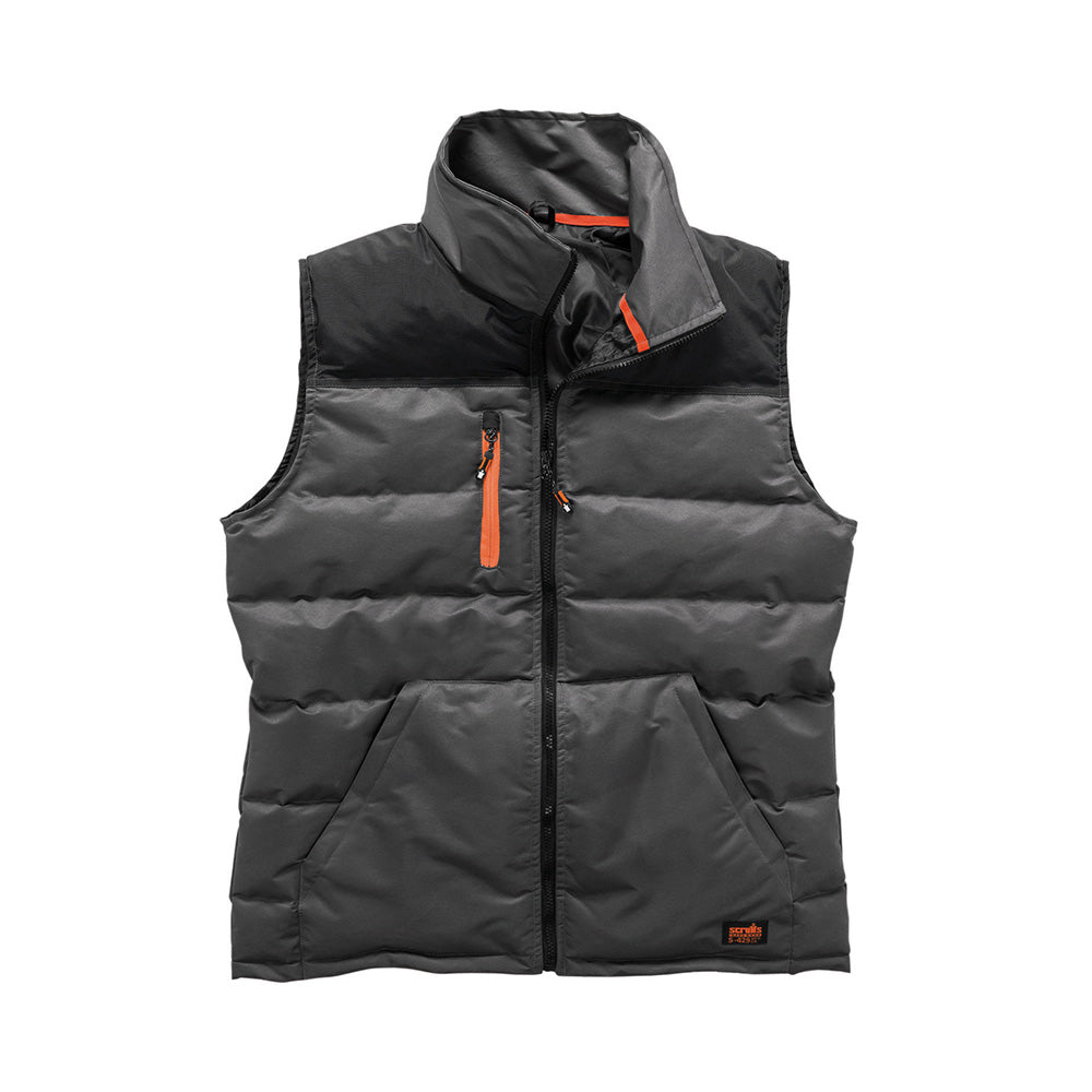 Scruffs - Worker Bodywarmer, donker grijs Maat S