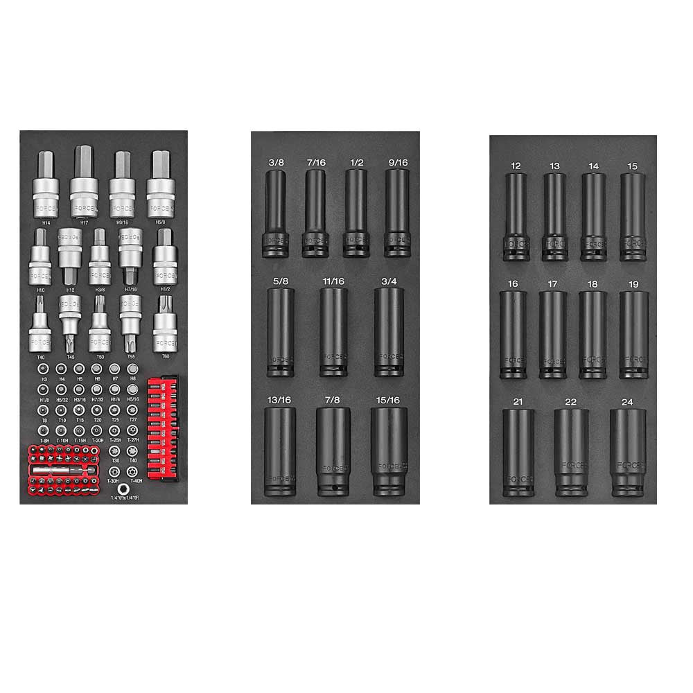 Glory red & black 10-drawer top chest with 297pcs tools (S&M)