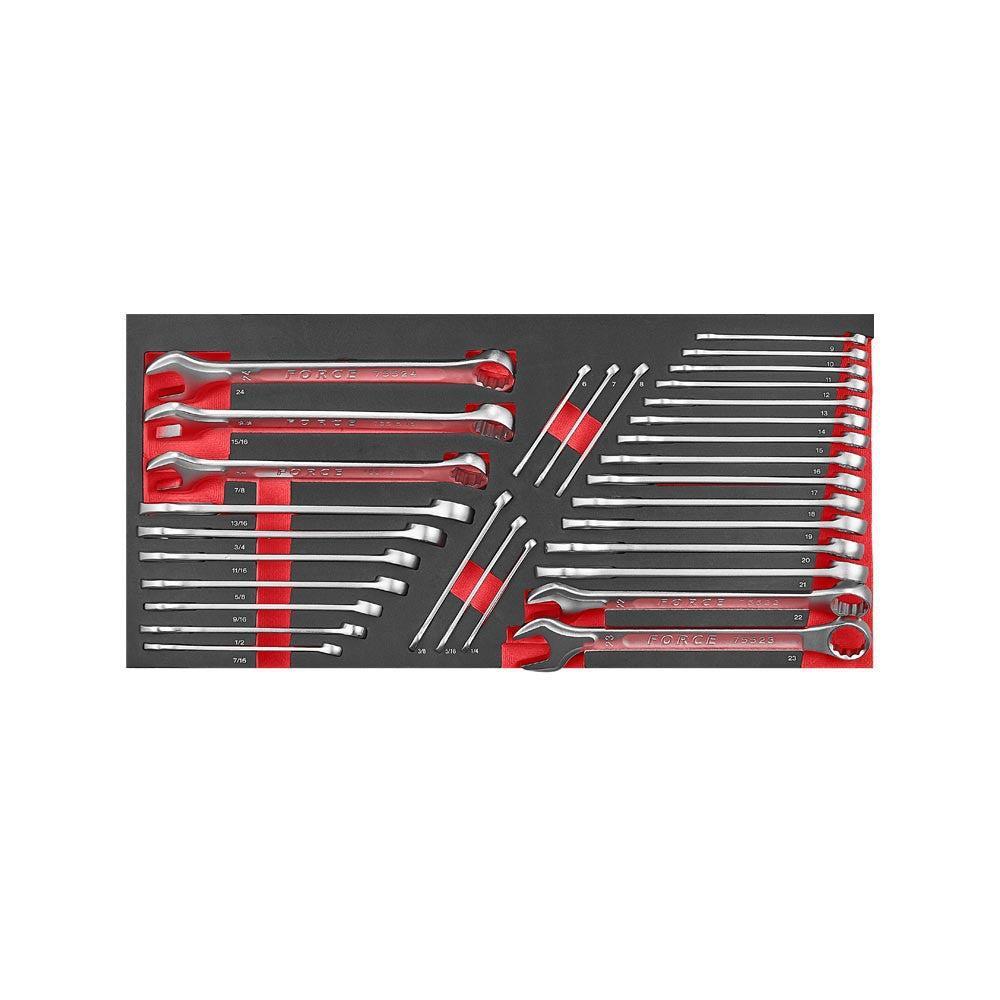 Glory red & black 9-drawer top chest with 303pc tools (S&M)