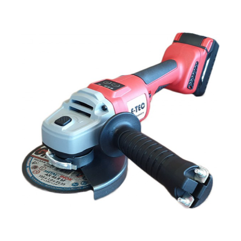 Haakse slijper met accu set