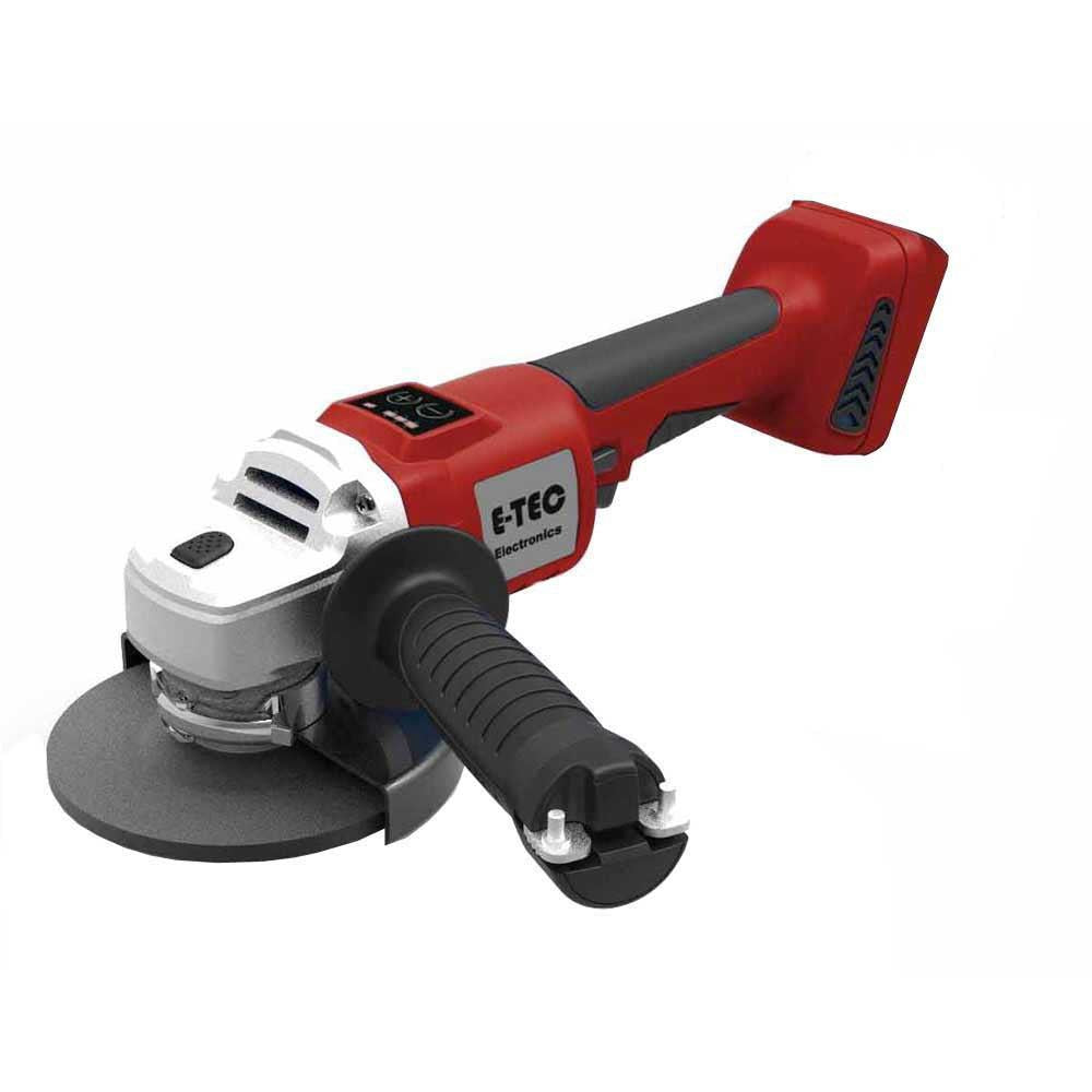 Haakse slijper (zonder accu) in koffer