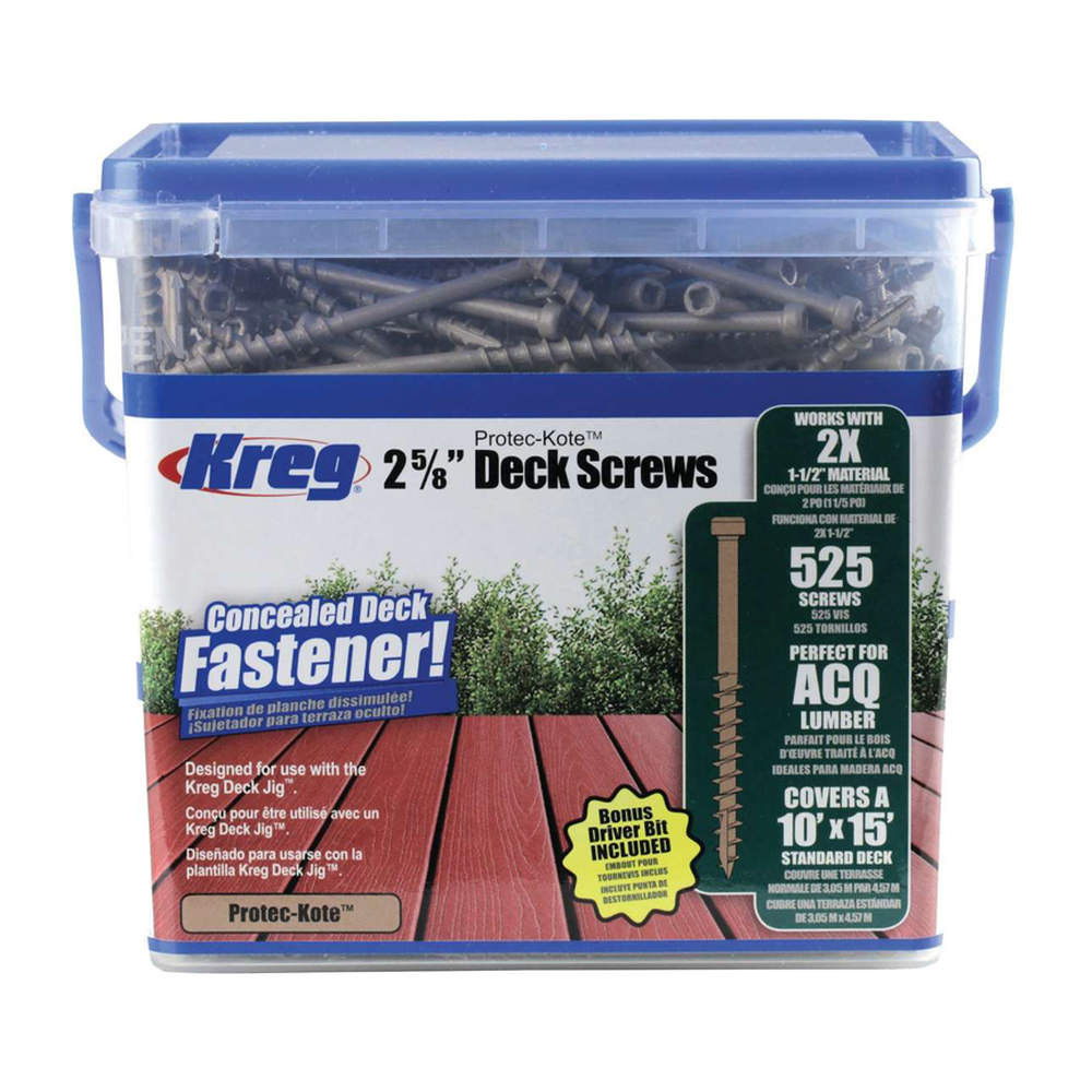 KREG® Protec-Kote™ vlonderschroeven - 67mm