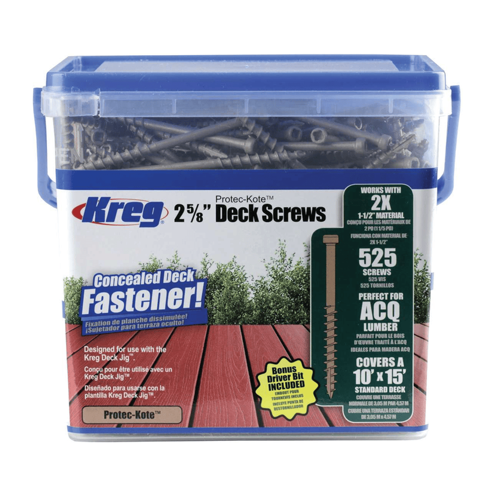 KREG® Protec-Kote™ vlonderschroeven - 67mm