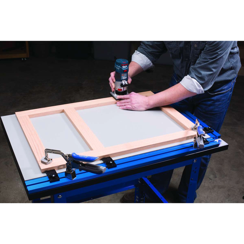 KREG® montagetafel met onderstel en Automaxx® tafelklemmen