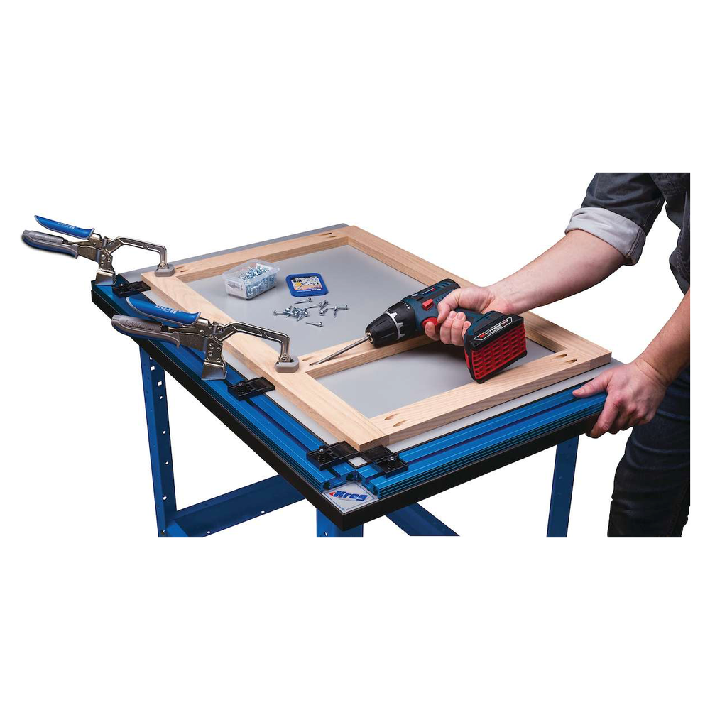 KREG® montagetafel met onderstel en Automaxx® tafelklemmen