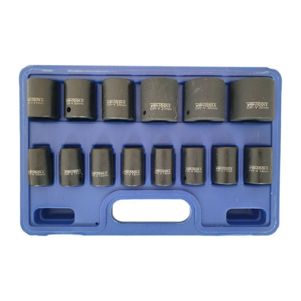 Krachtdoppen set 1/2 aansluiting 10-32 mm