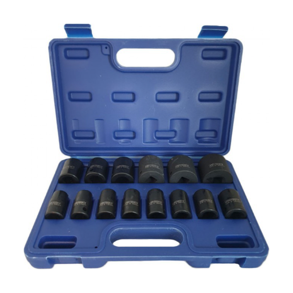 Krachtdoppen set 1/2 aansluiting 10-32 mm