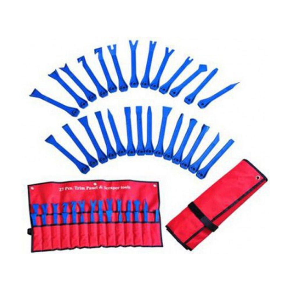 Kunstof beitel en schraperset