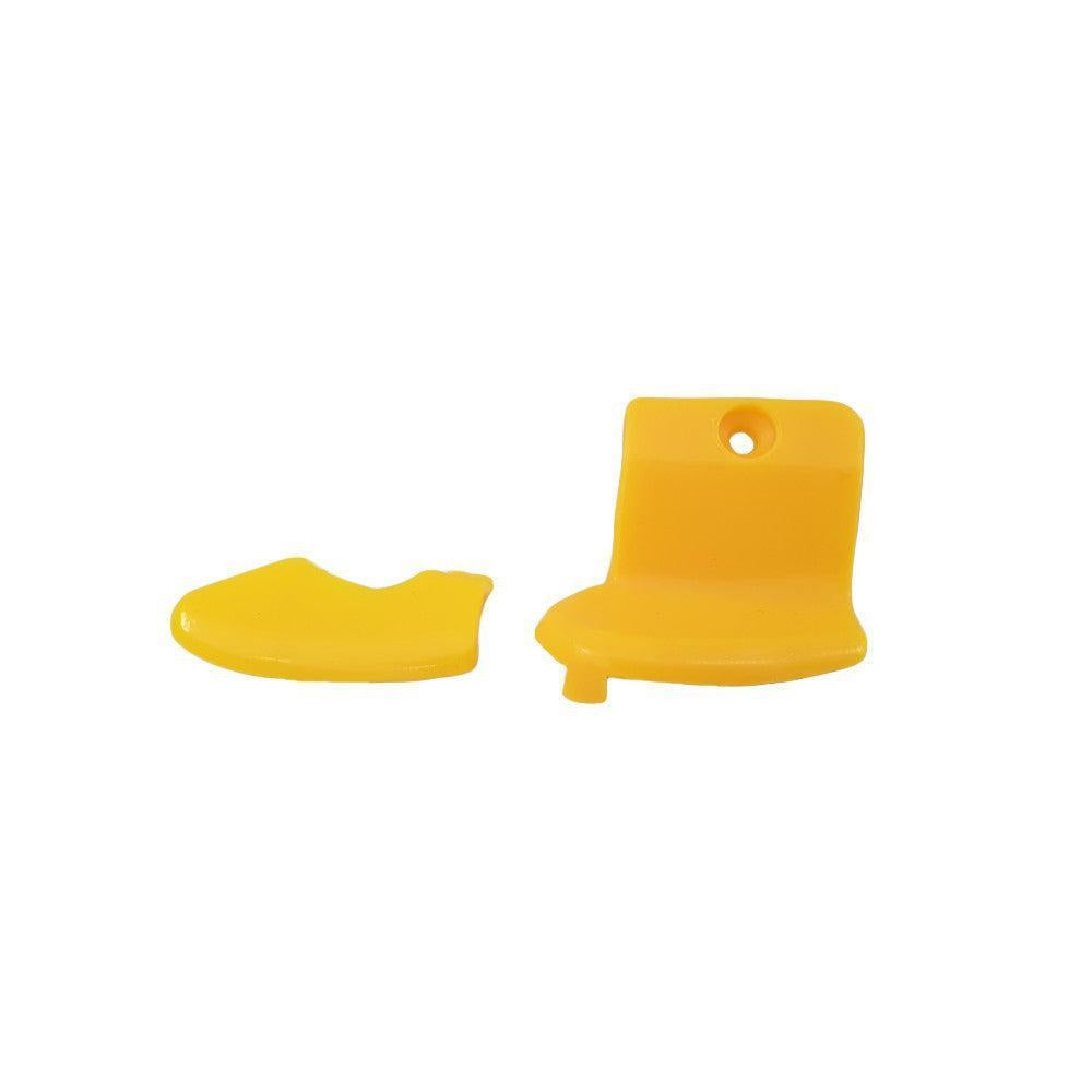 Plastic inlays voor een montagekop