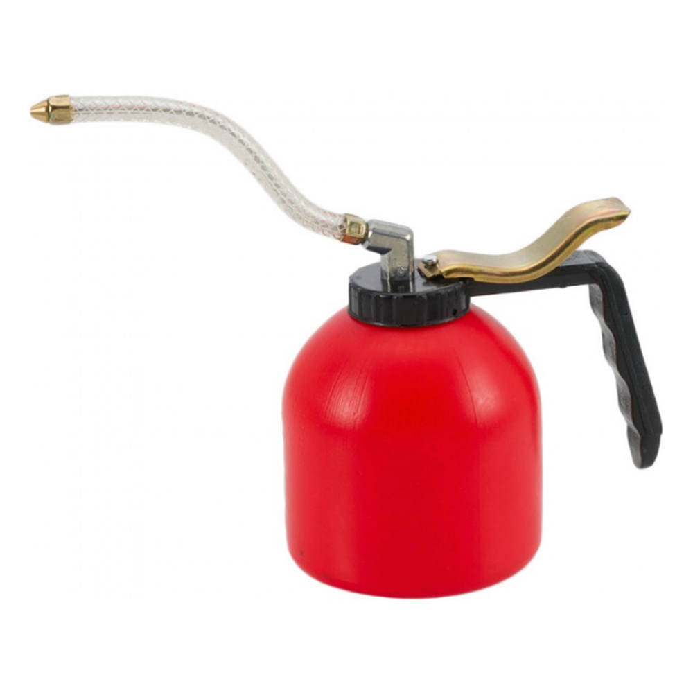 Plastic oil can 500 c.c. with flexible spout