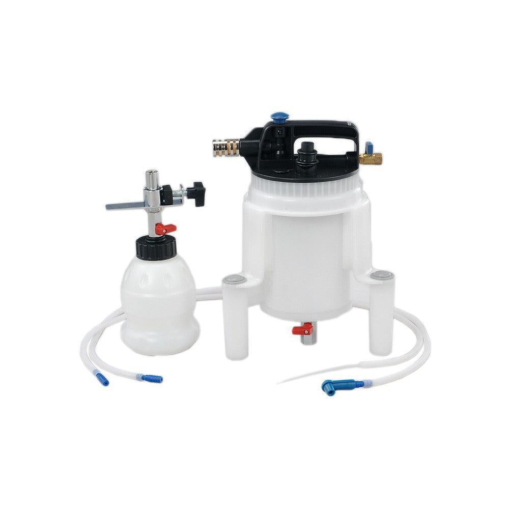 Pneumatic brake fluid extractor / refilled kit