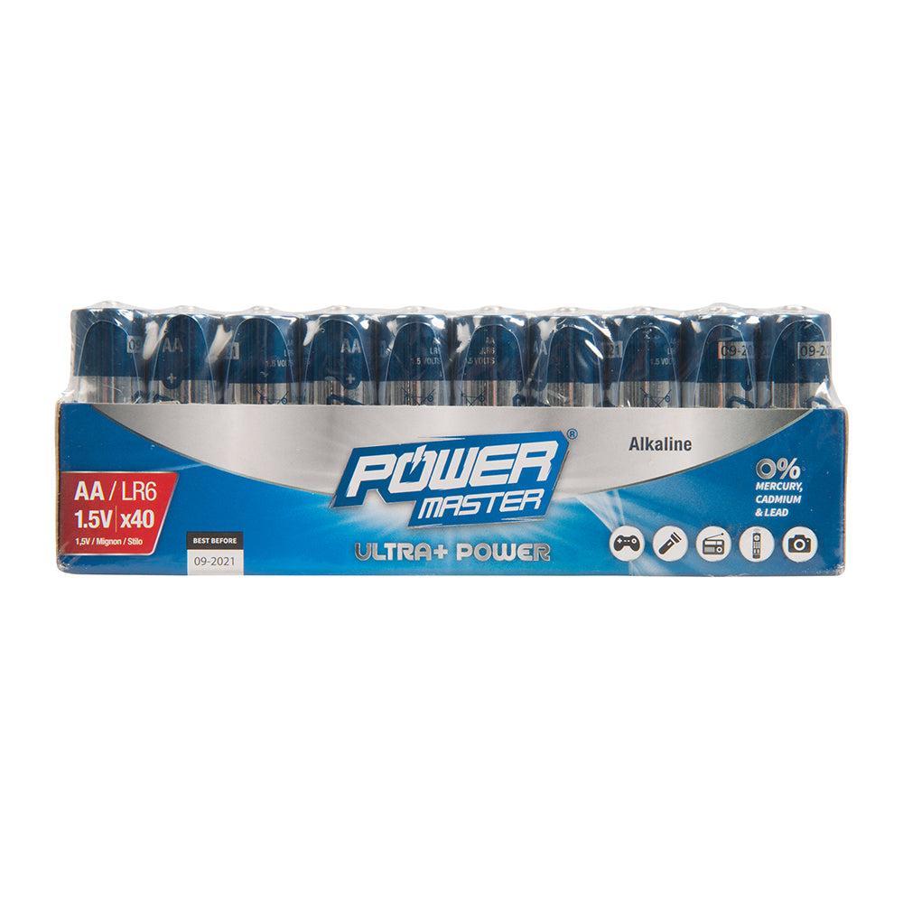 Powermaster - AA super alkaline batterij LR6, 40 pk.