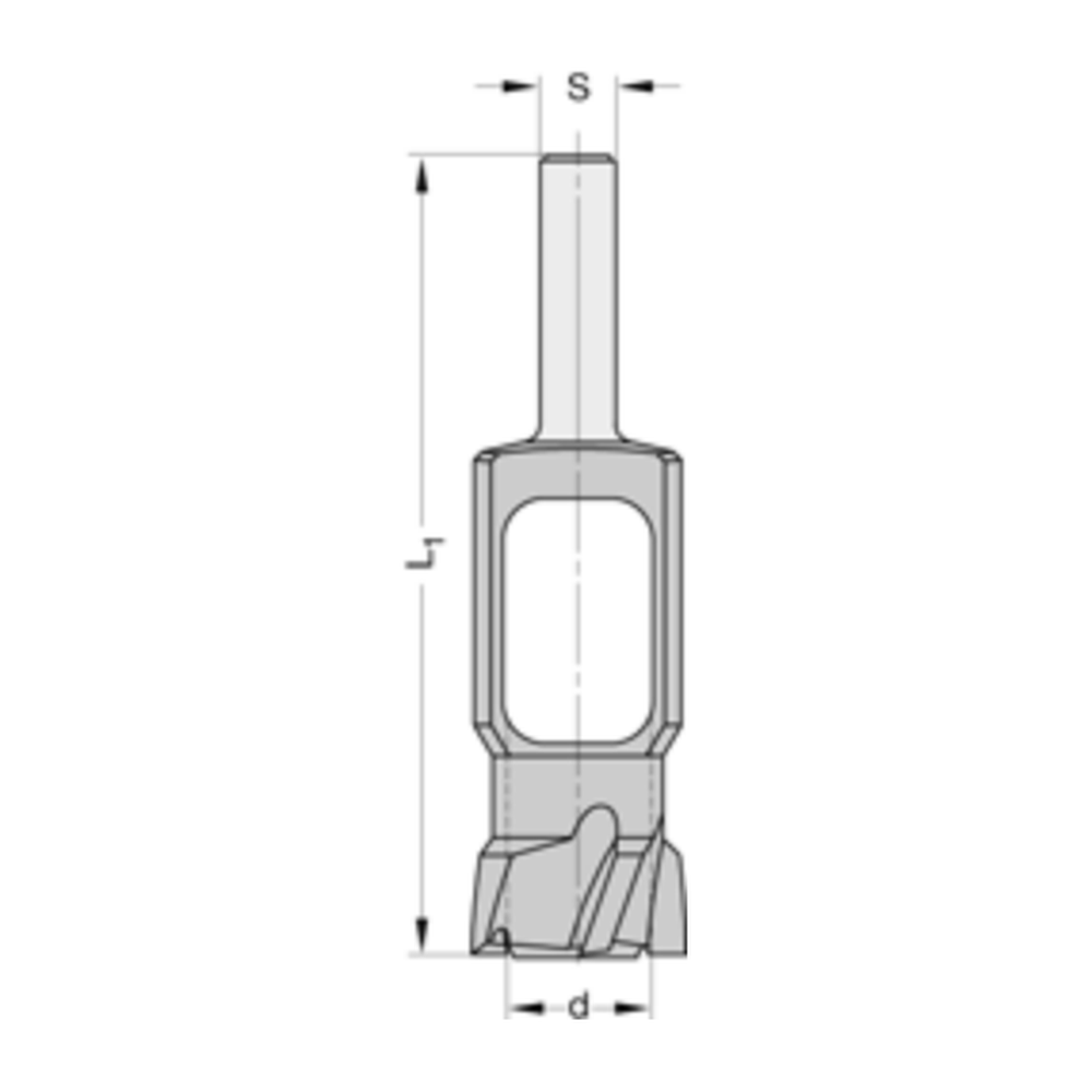 Proppenboor SP Schacht 13 en 16 mm