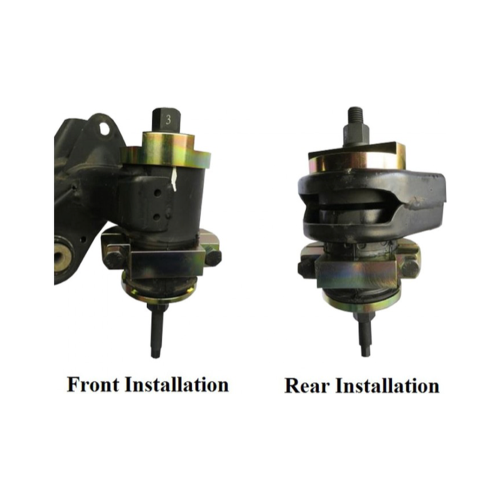 Rear suspension bush remover / installer for BMW