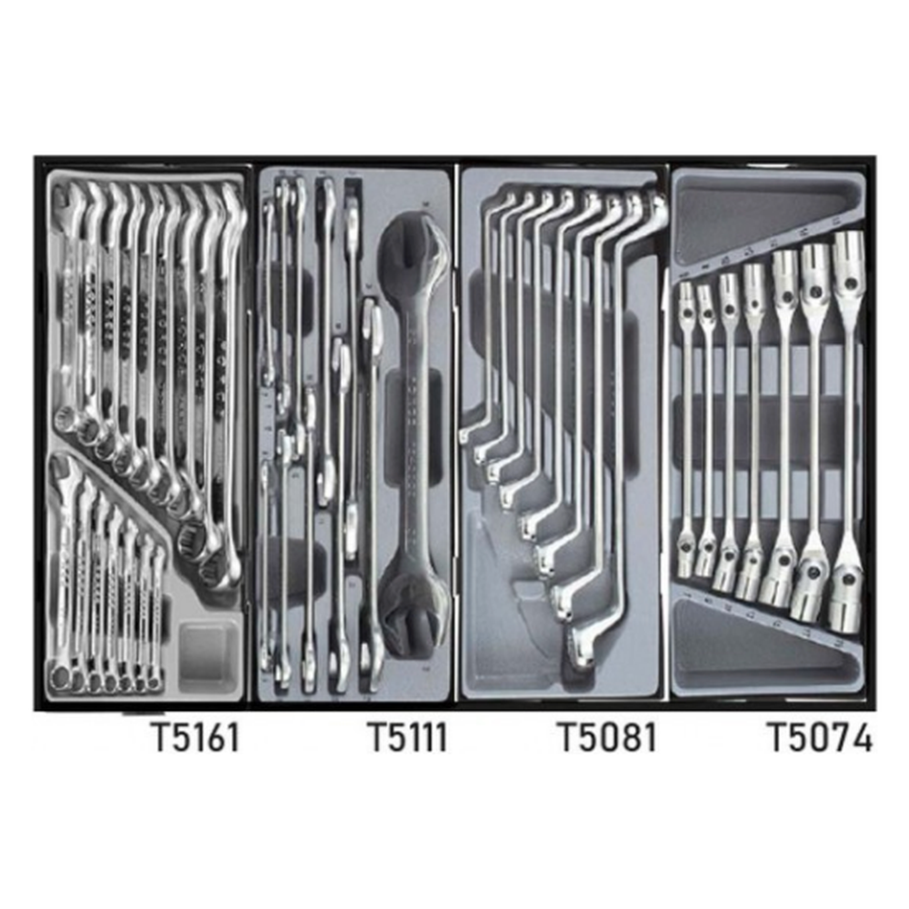 Red 8-drawer trolley with 245pc tools