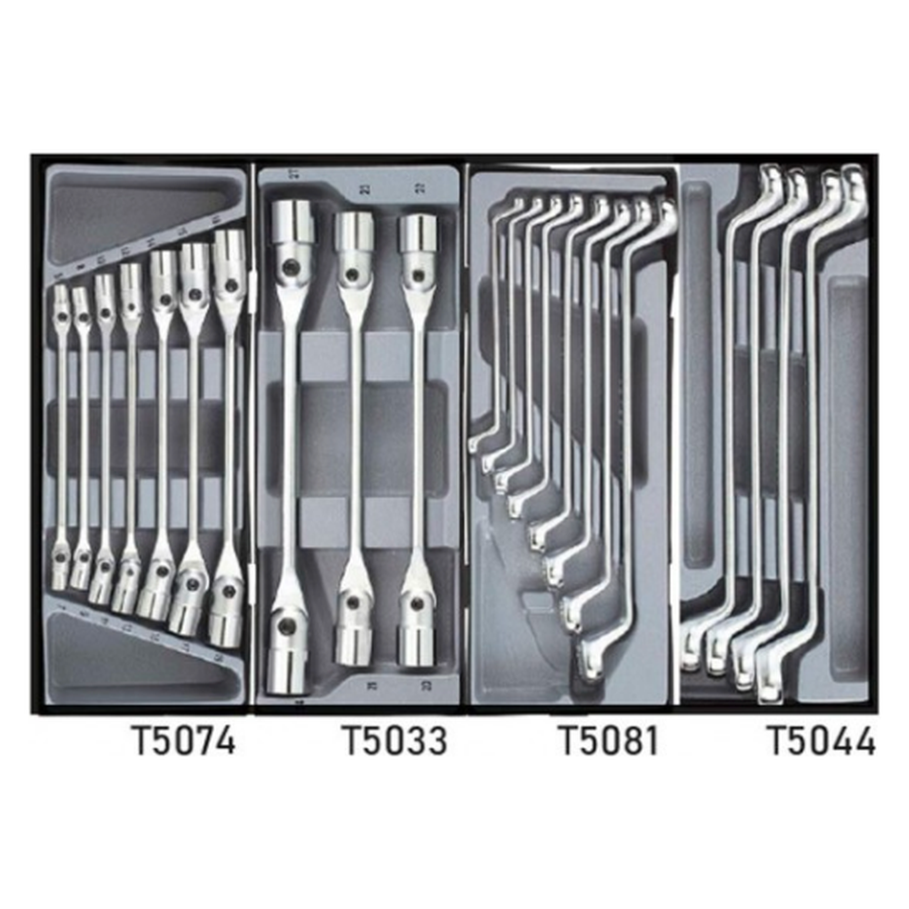 Red 8-drawer trolley with 286pc tools