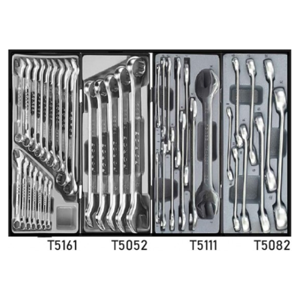 Red 8-drawer trolley with 286pc tools