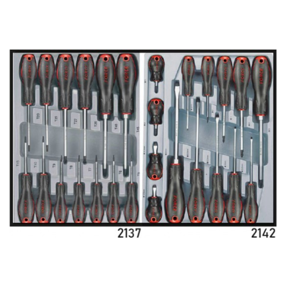 Red 8-drawer trolley with 376pc tools