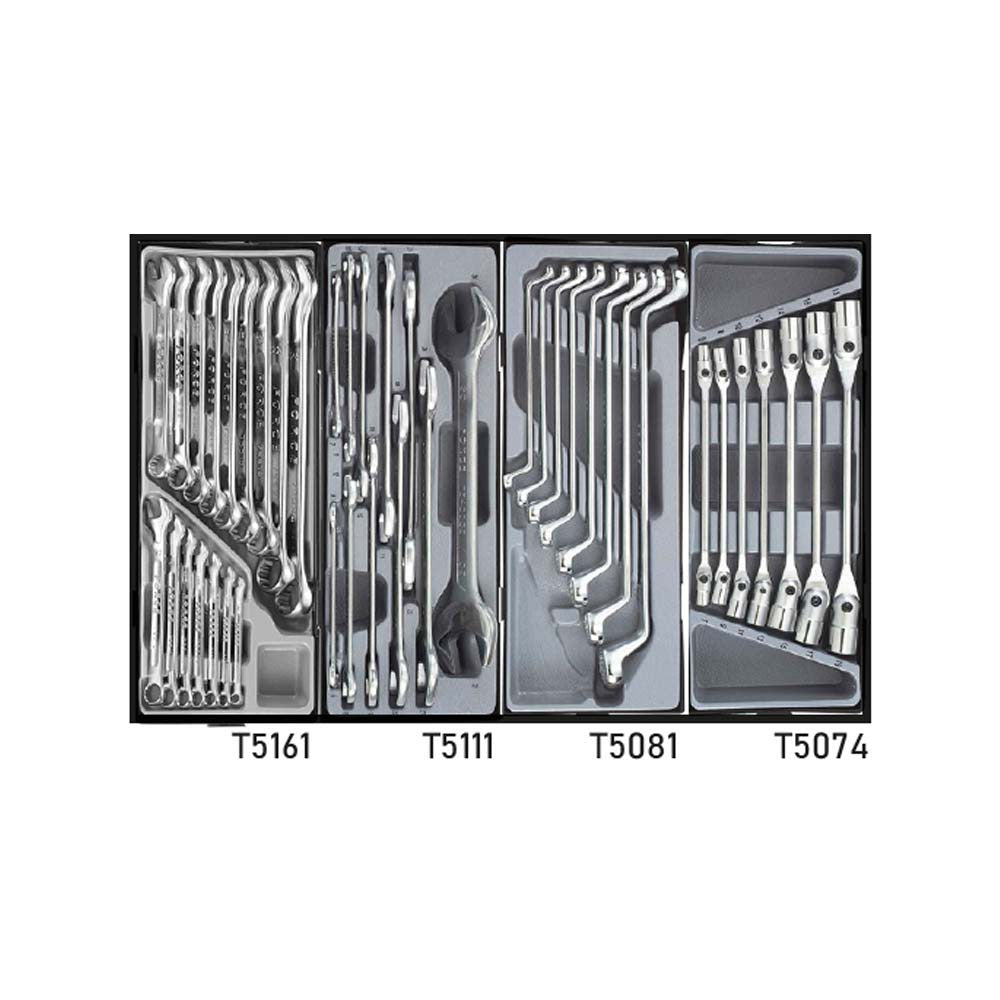 Rode Gereedschapswagen 8-lades met 245-delige gereedschappen