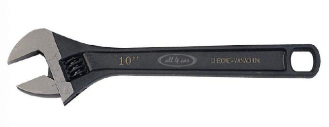 Verstelbare moersleutel 375mmL ( links-dradig )