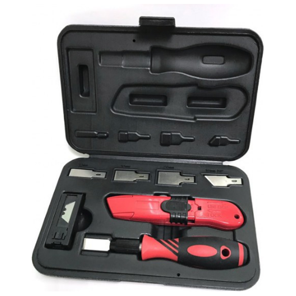 Schraapmessen set incl. 30 messen