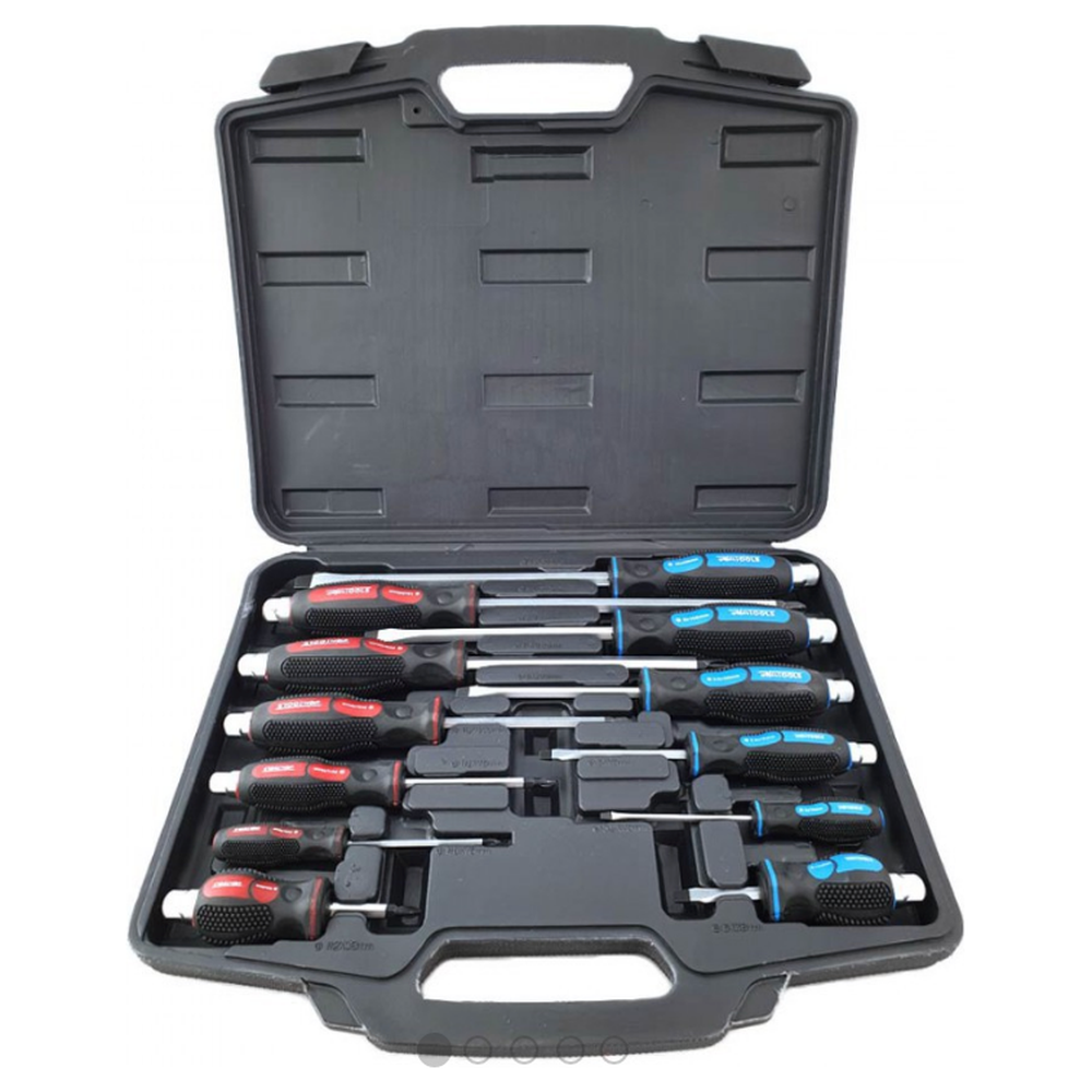 Schroevendraaierset PZ en sleuf 12-delig