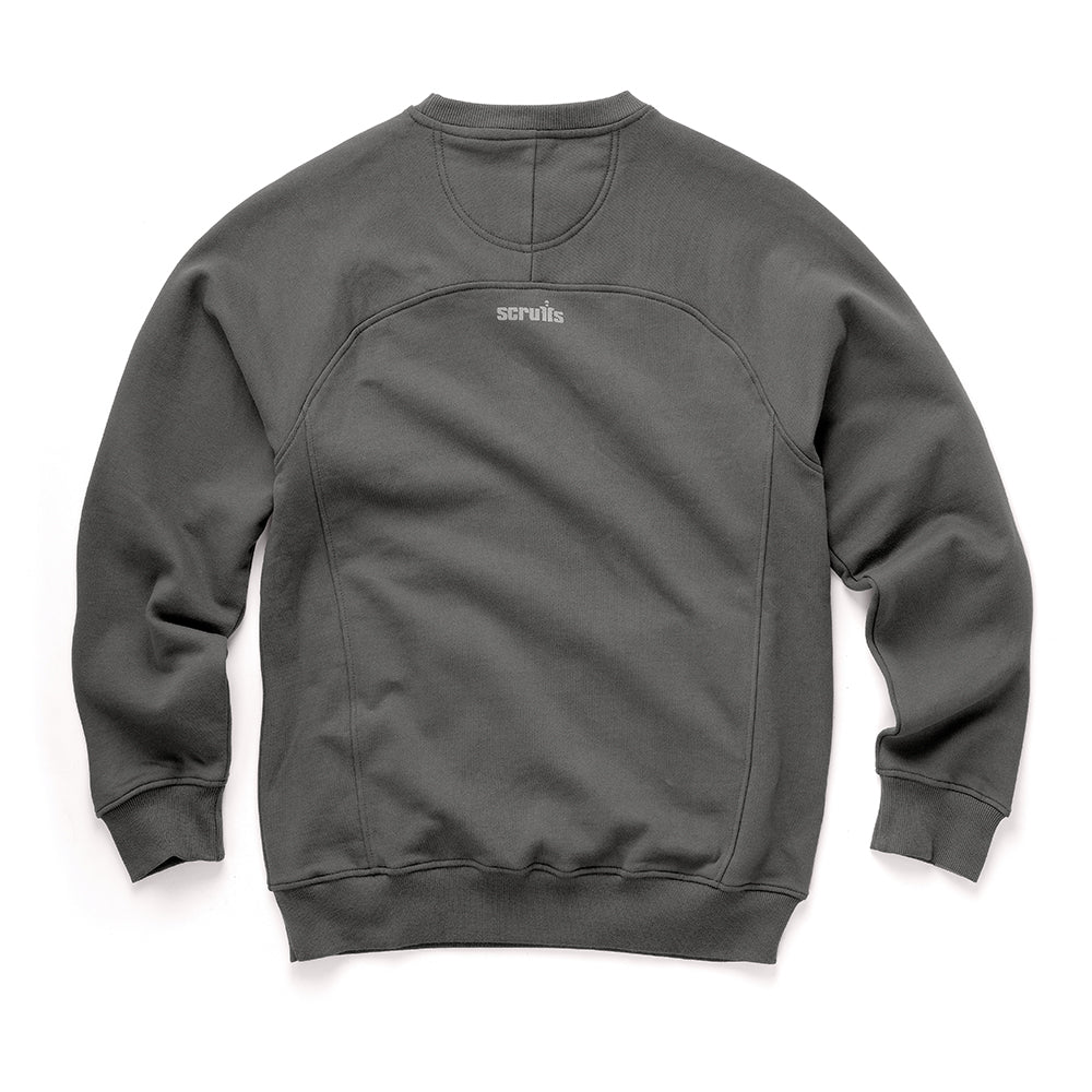 Scruffs - Eco Worker Sweatshirt, grijs Maat XL