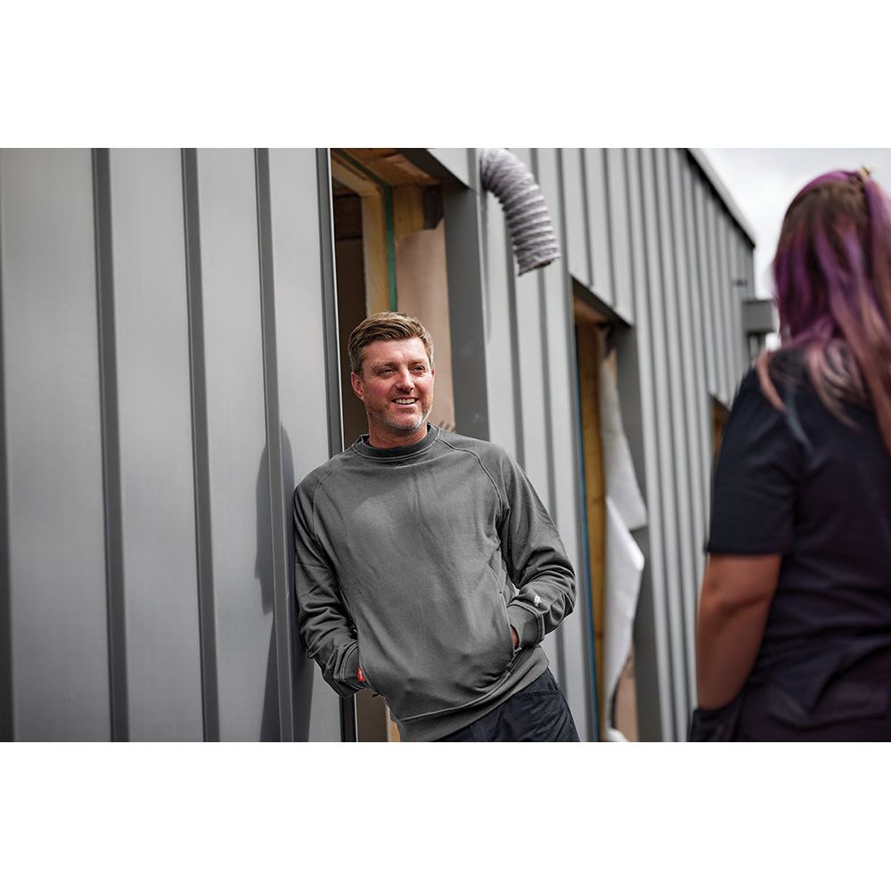 Scruffs - Eco Worker Sweatshirt, grijs Maat XXXL