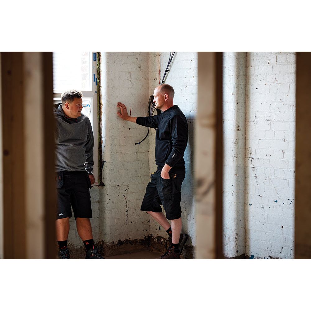 Scruffs - Eco Worker Sweatshirt, zwart Maat XXL