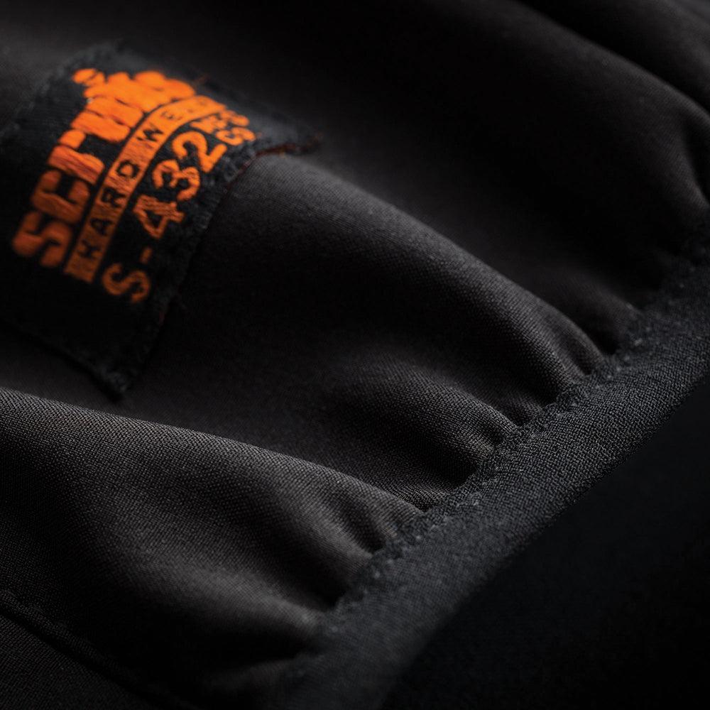 Scruffs - 'Worker' Softshell Werkjas, zwart Maat XXL