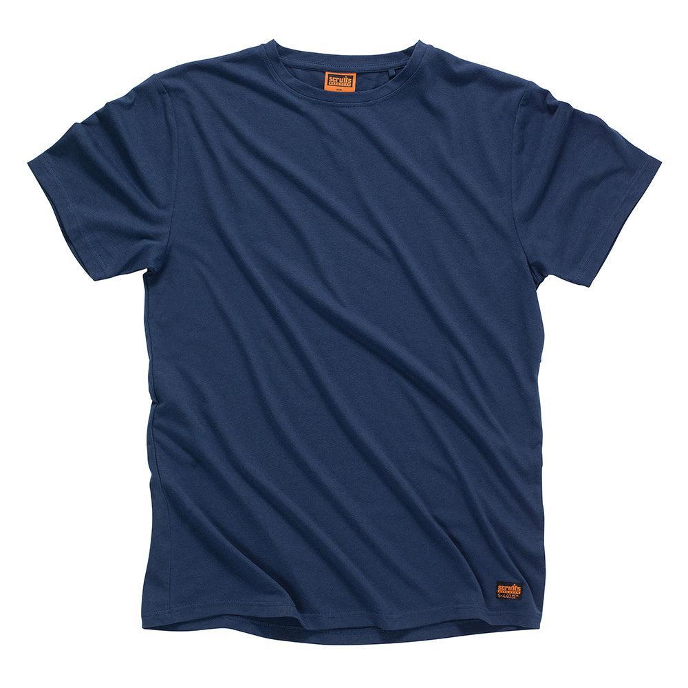 Scruffs - Worker T-Shirt, navy Maat M
