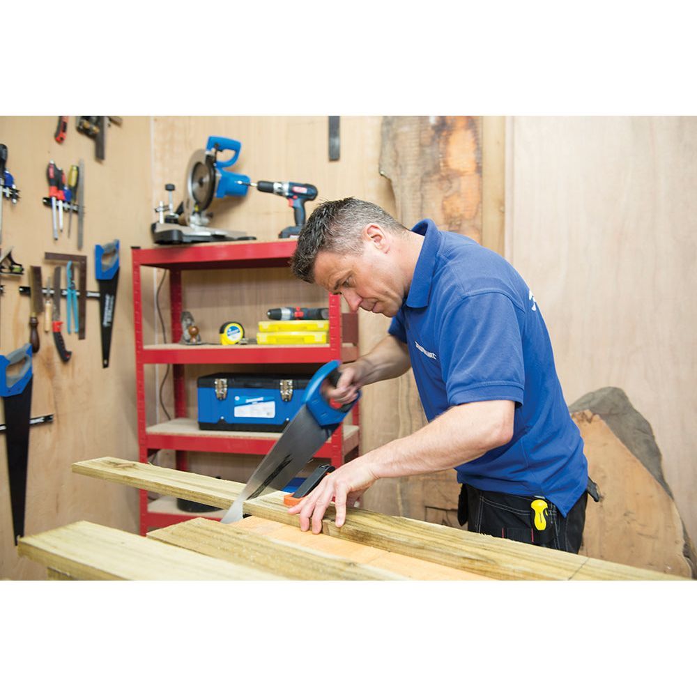 Silverline - Handzaag met geharde tanden 400 mm, 7 tpi