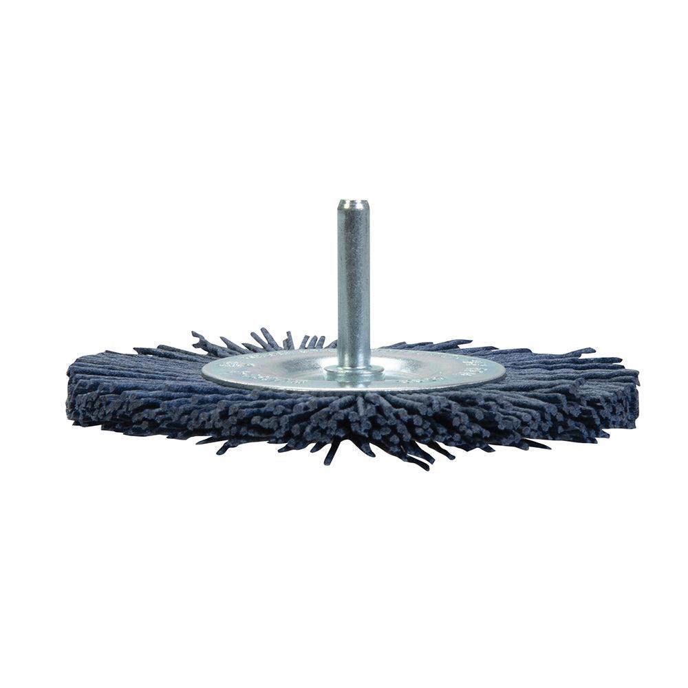 Silverline - Nylon schuurwiel 100 mm, fijn