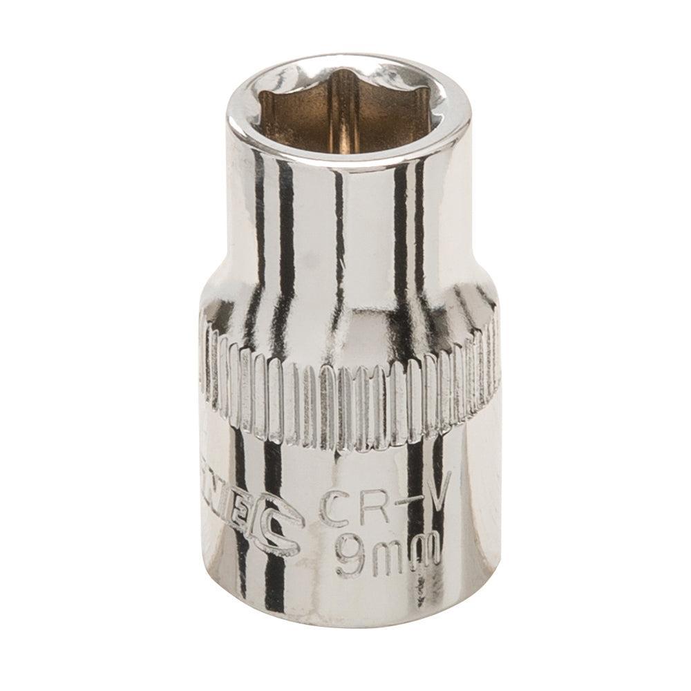Silverline - Zeskantige 3/8" metrische dop 9 mm