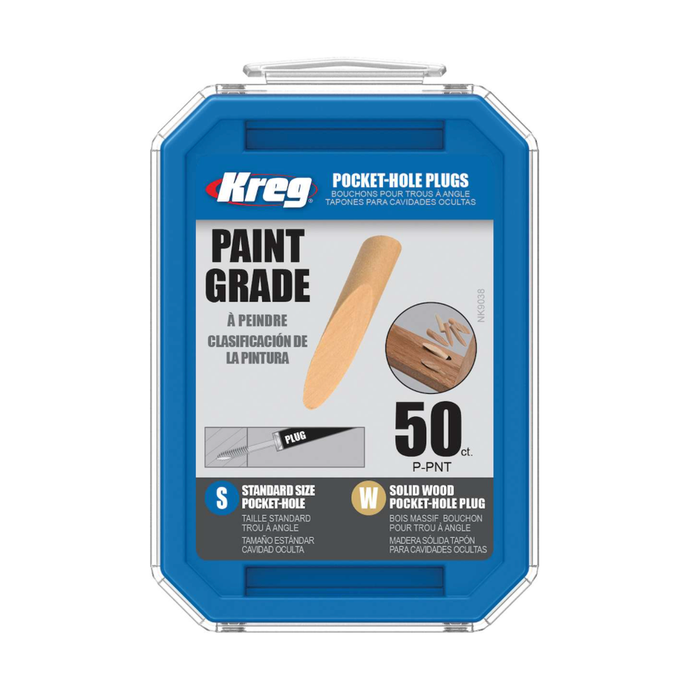 Solid-Wood Standard Pocket-Hole Plugs