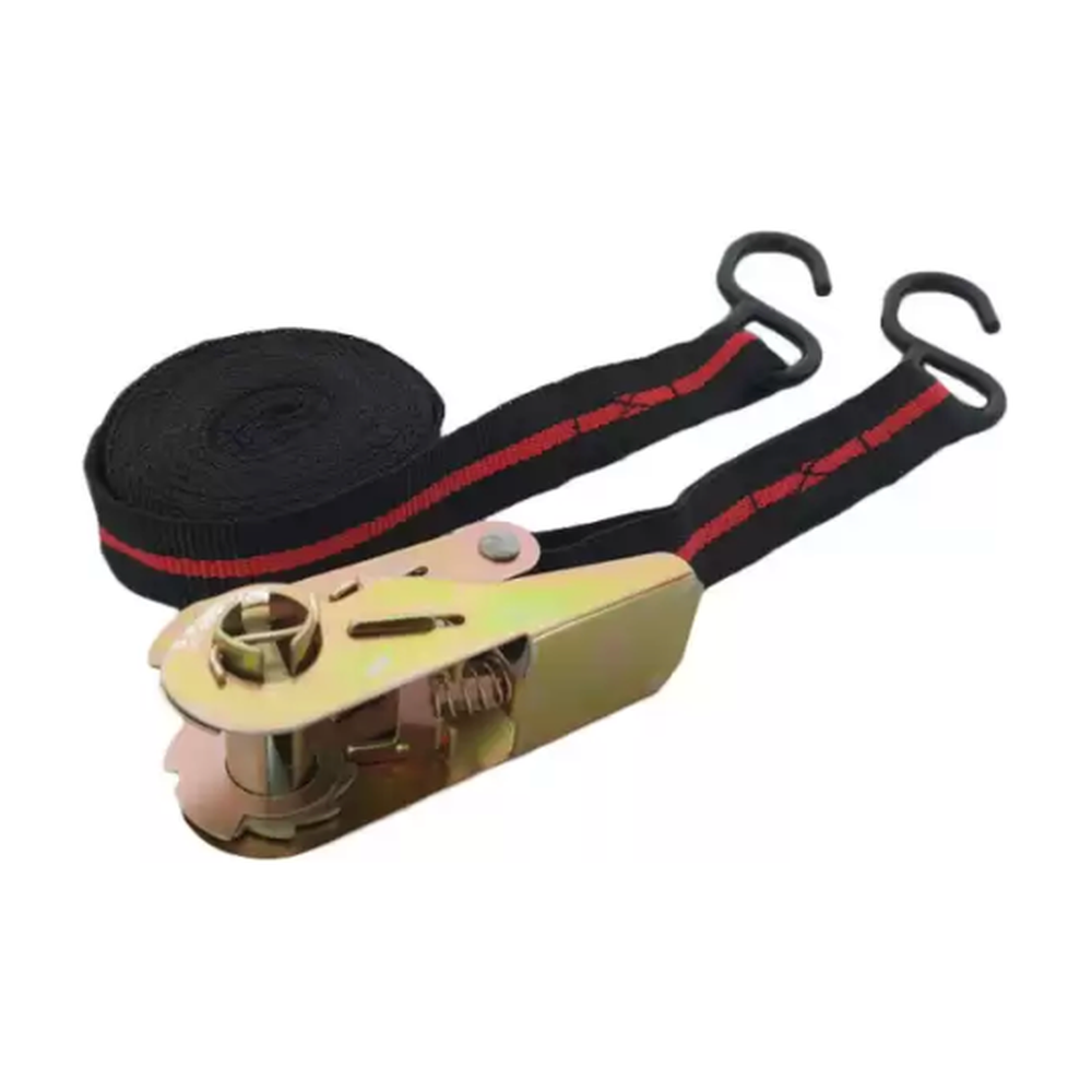 Spanband 5m x 24mm met ratel en zware haken