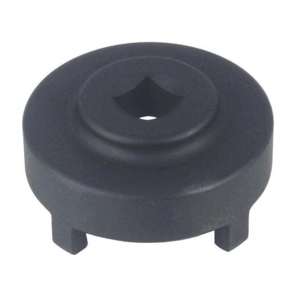 Speciale dop voor het monteren van de borgring van een stuurkogel