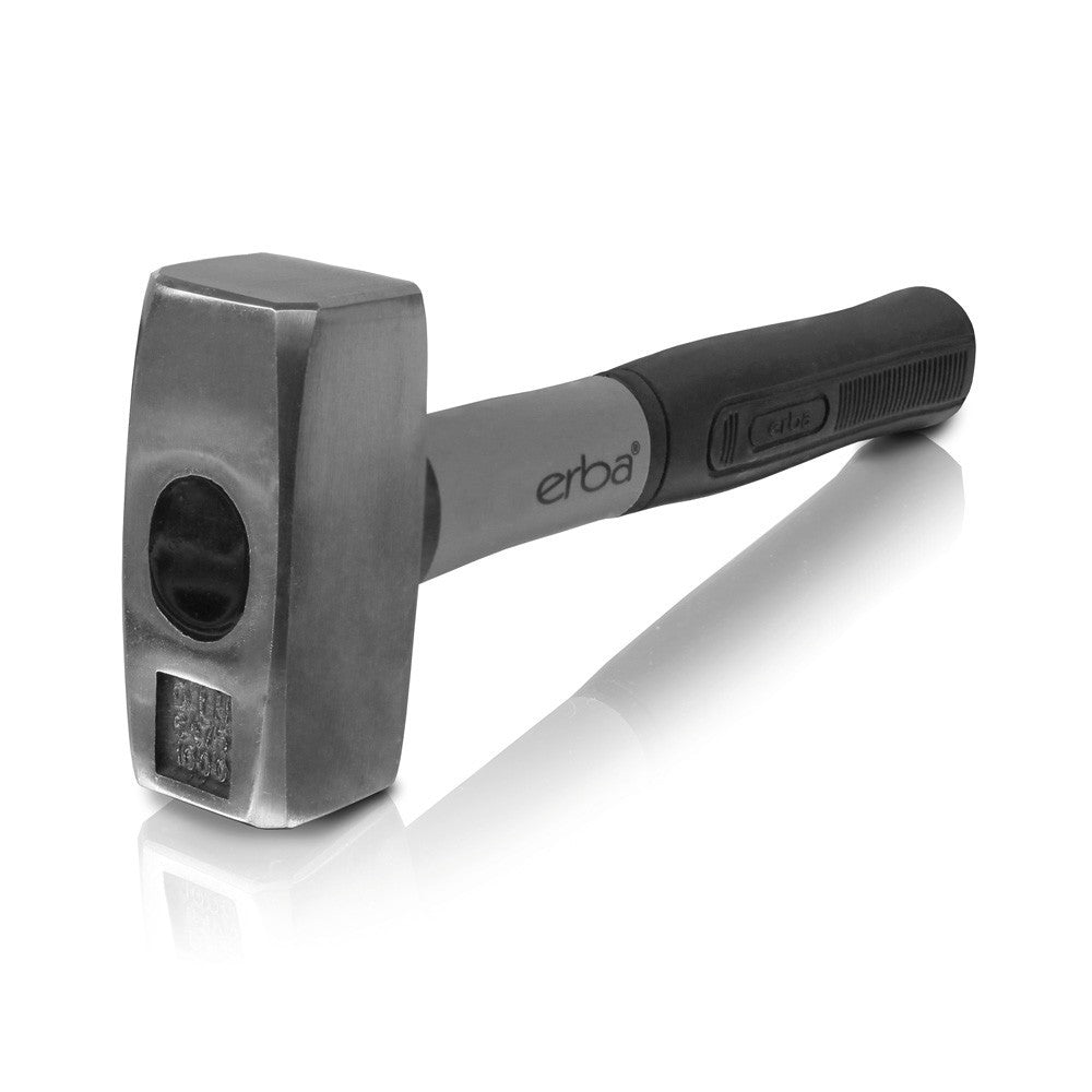 Stoning hammer with Grey fiberglas handle 1000Gr