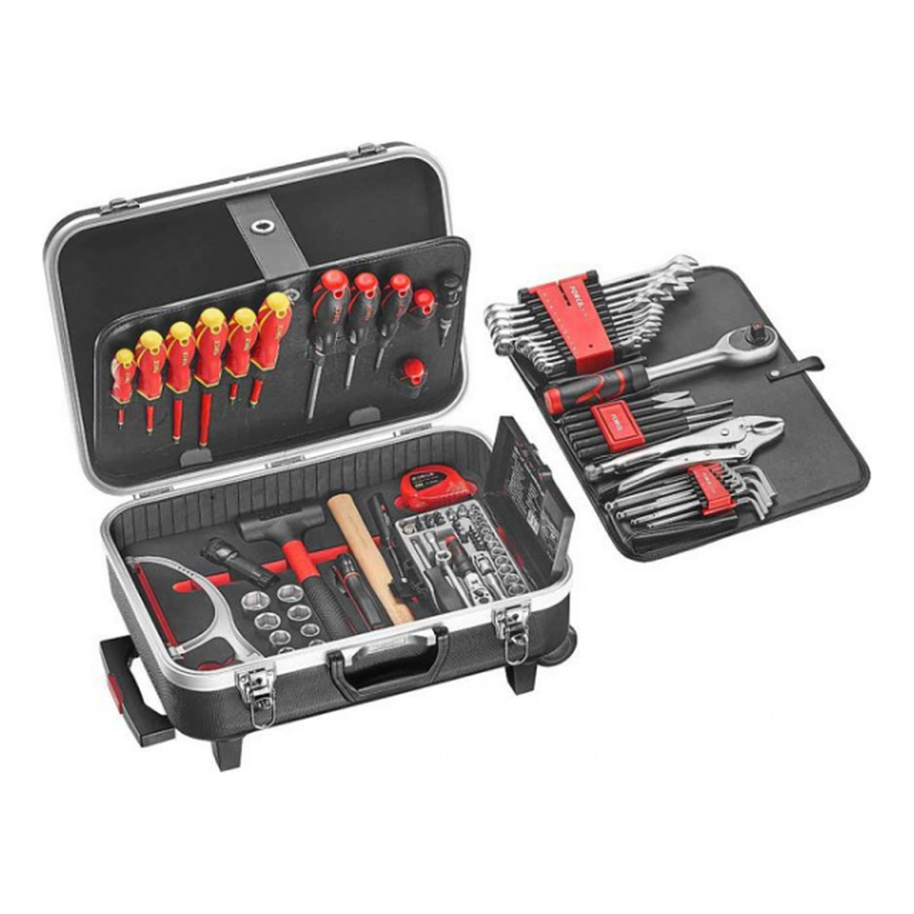 Suitcase with 107 pcs of tools