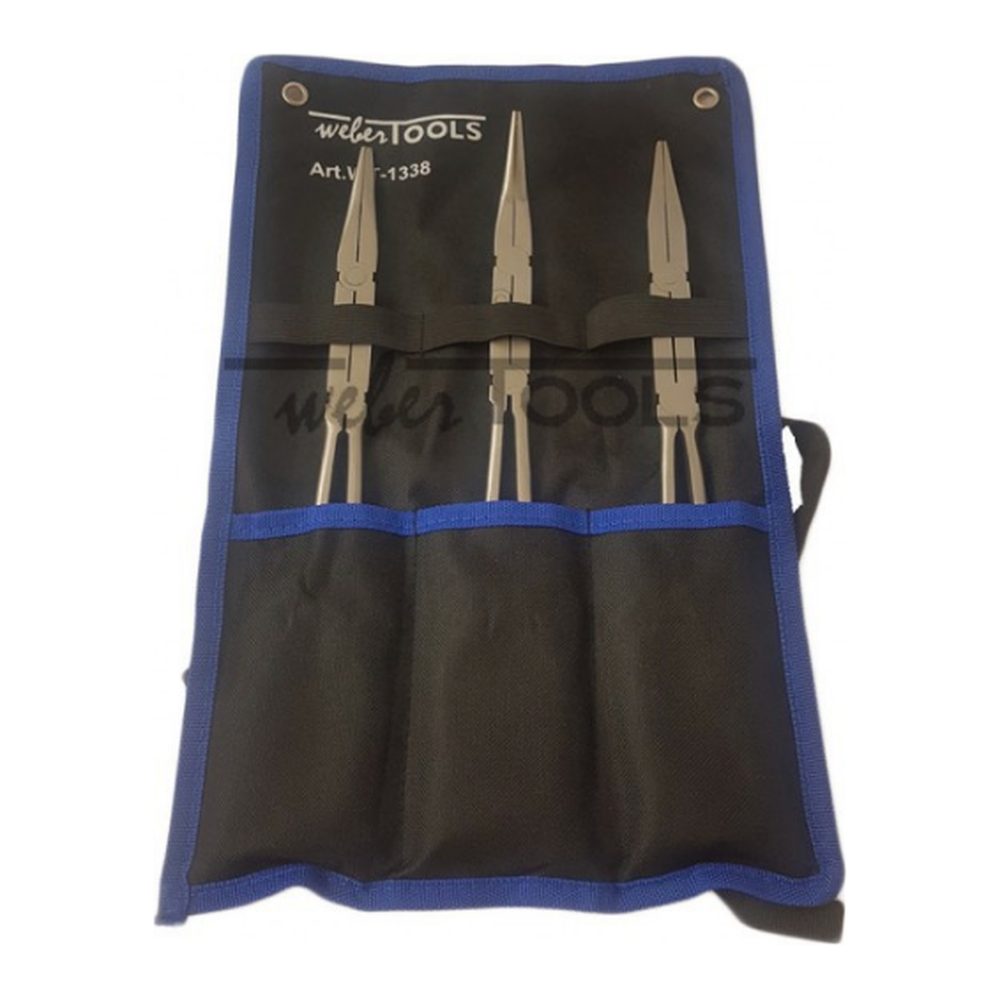 Tangen set 3 delig extra lang