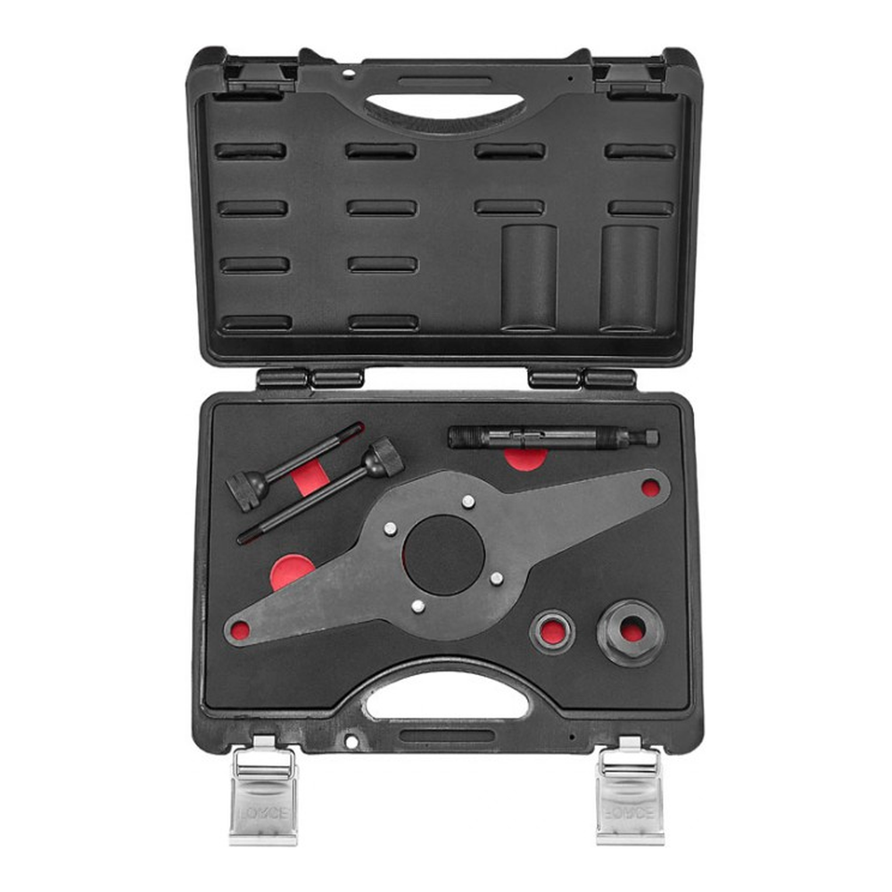 Vibration damper holding tool set for VAG