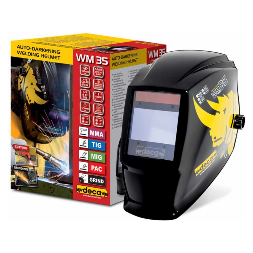 WM35 LCD welding helmet DIN 9>13