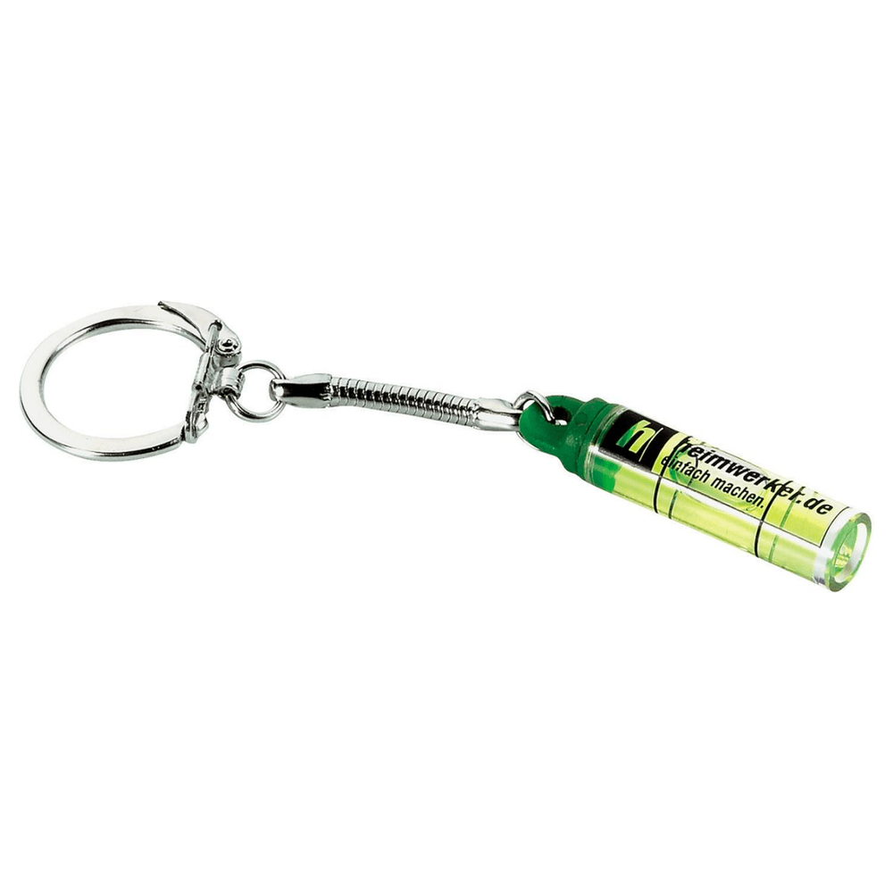 Waterpas sleutelhanger rond groen WA30 Diameter 30mm