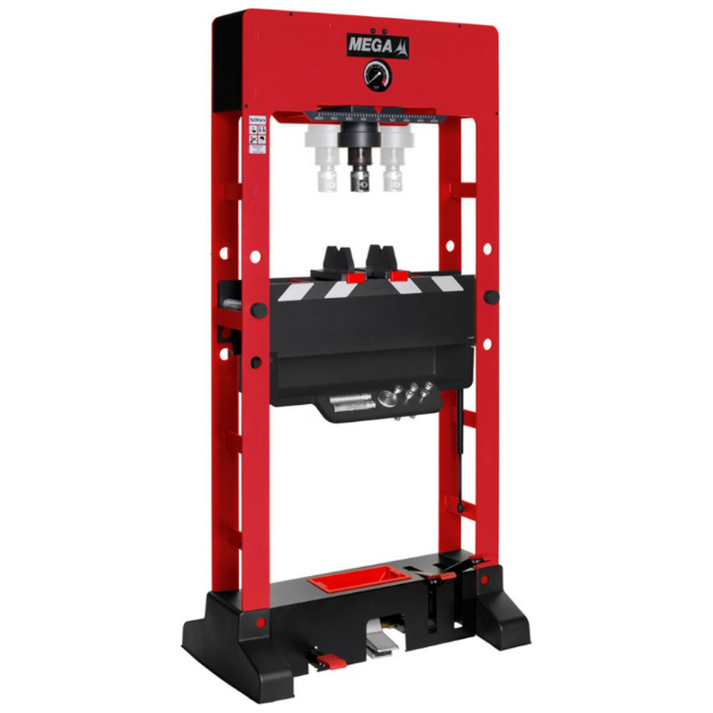 Werkplaatspers 30-ton/ Press/Sliding Cyl/Air Pedal