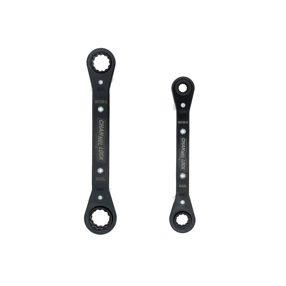 2pc Ratcheting Wrench Set