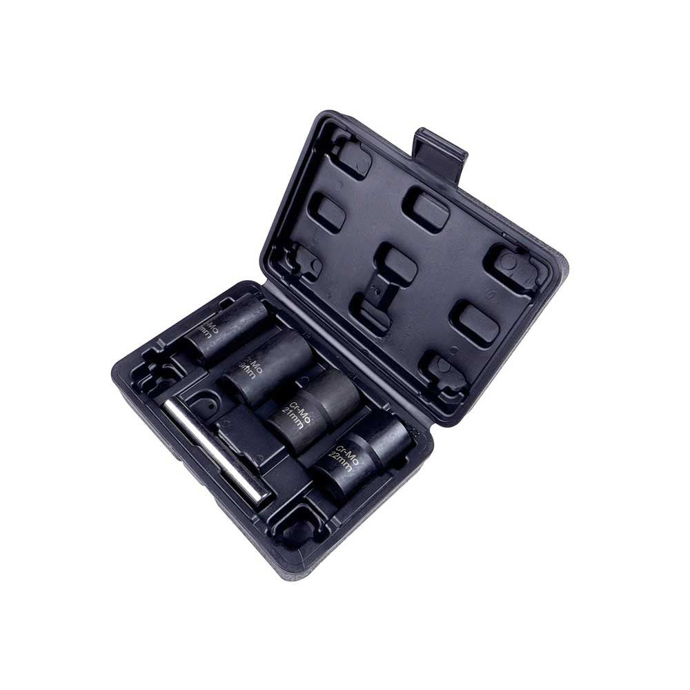 Twist Socket set 17-19-21-22 mm