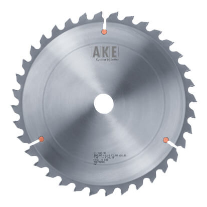 Zaagblad Ø 520 mm, asgat 50 mm, B=4,40 mm, Z=60 Wisseltand Neg., HW